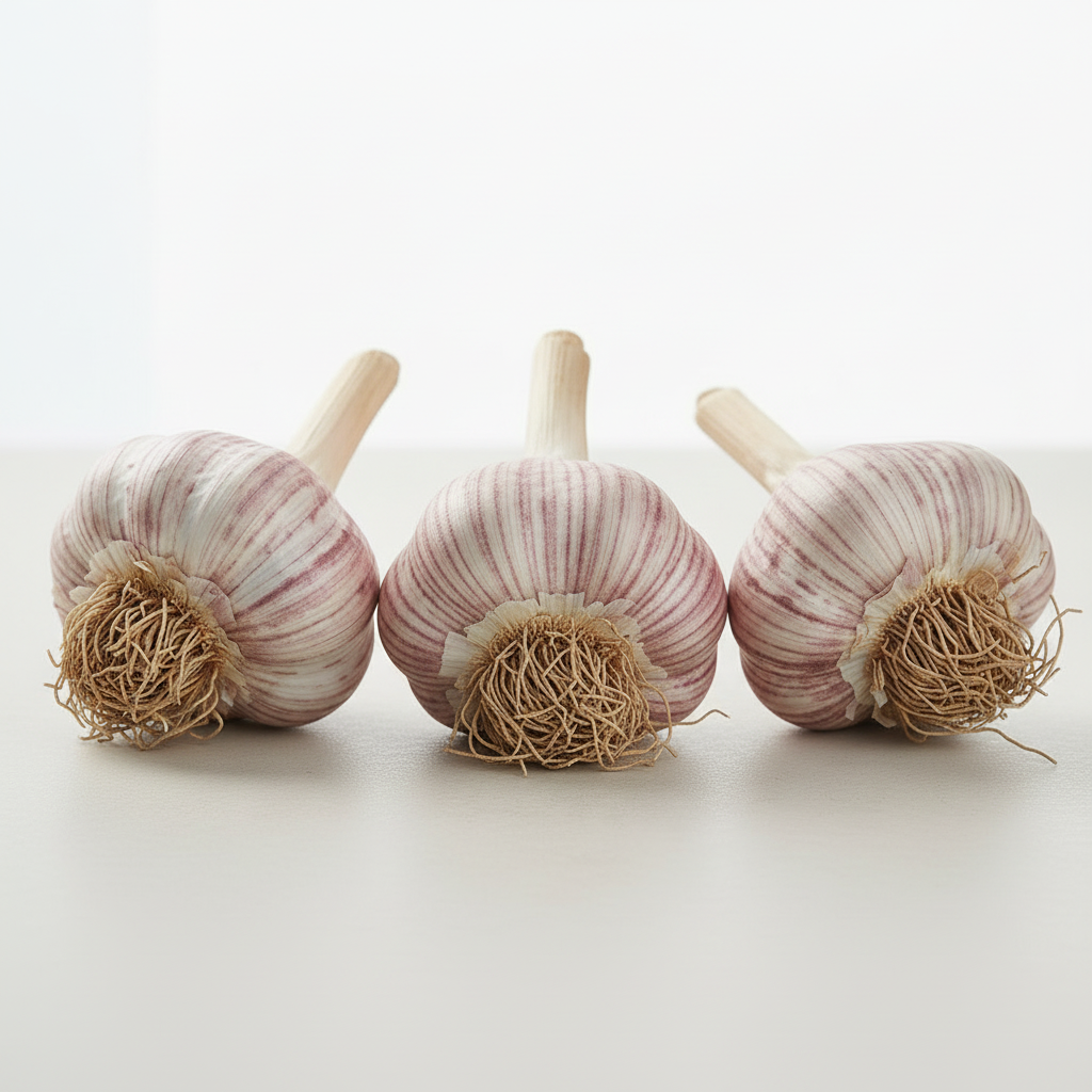 Russian Red Garlic - 3 Garlic Bulbs