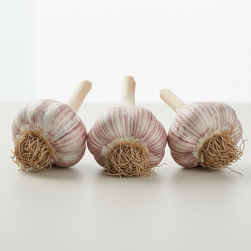Russian Red Garlic - 3 Garlic Bulbs